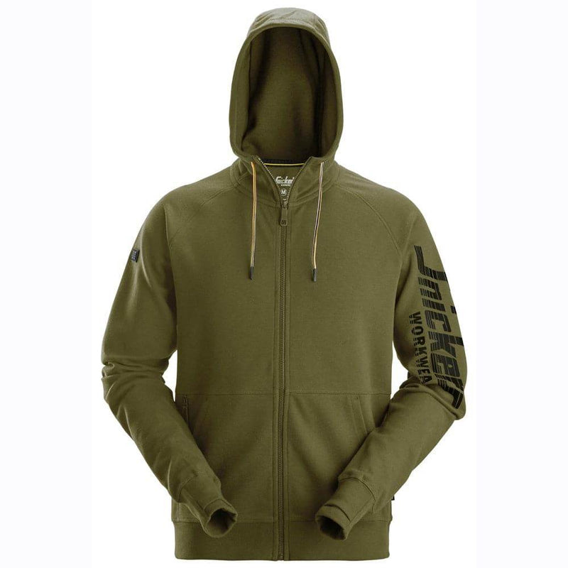 Snickers 2895 Logo Full-Zip Hoodie Sweatshirt - HOODIES