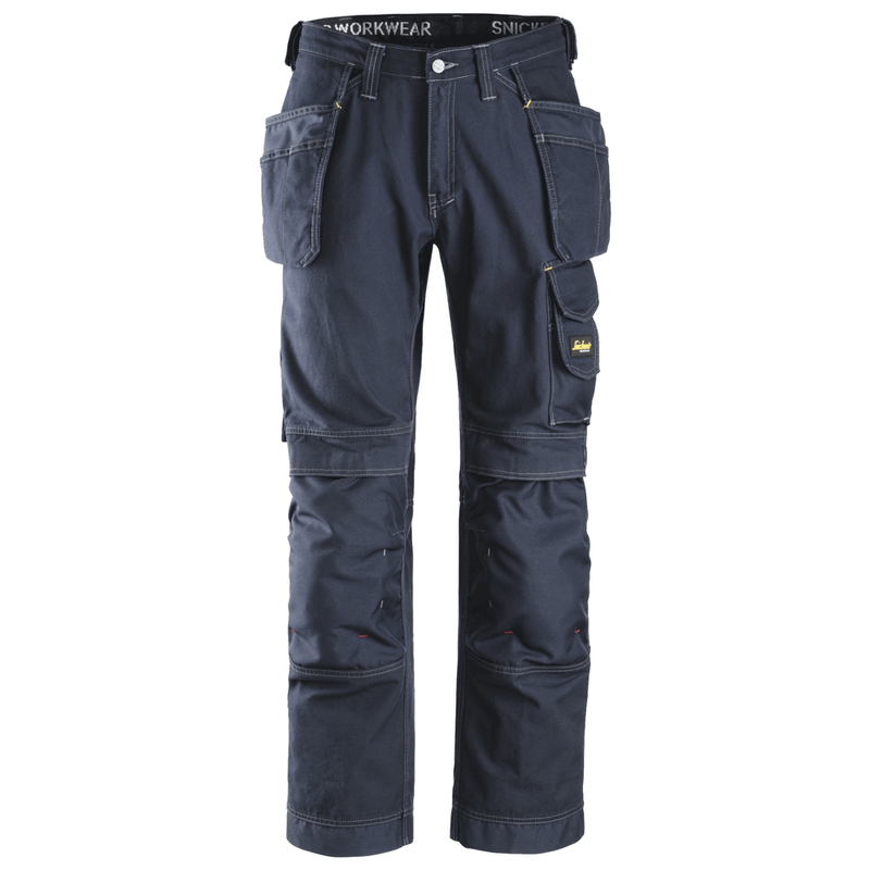 Snickers 3215 Craftsmen Holster Pocket Trousers, Comfort Cotton Navy Blue, 31" Waist 30" Leg-Snickers 88 - Apparel & Accessories > Clothing > Uniforms & Workwear > Contractor Pants & Coveralls SALE TROUSERS