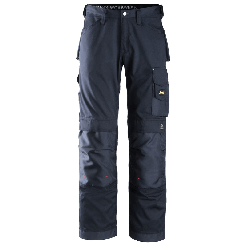 Snickers 3311 Craftsmen Trousers, CoolTwill Navy Blue - KNEE PAD TROUSERS