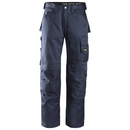 Snickers 3312 Craftsmen Trousers, DuraTwill Navy Blue, 36" Waist 32" Leg-Snickers 52 - Apparel & Accessories > Clothing > Uniforms & Workwear > Contractor Pants & Coveralls SALE TROUSERS