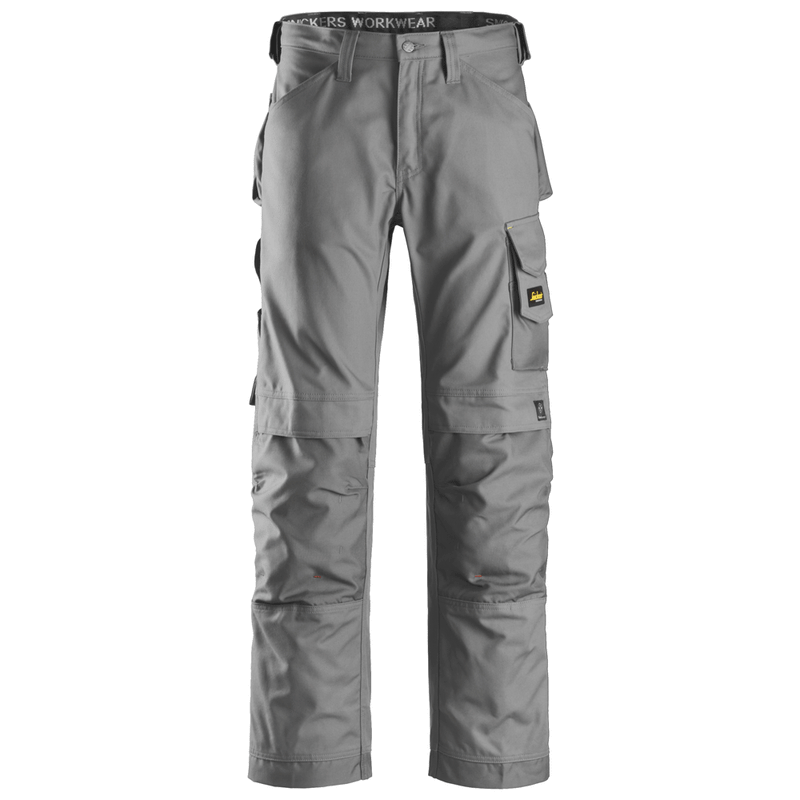 Snickers 3314 Craftsmen Trousers, Canvas+ Grey - KNEE PAD TROUSERS