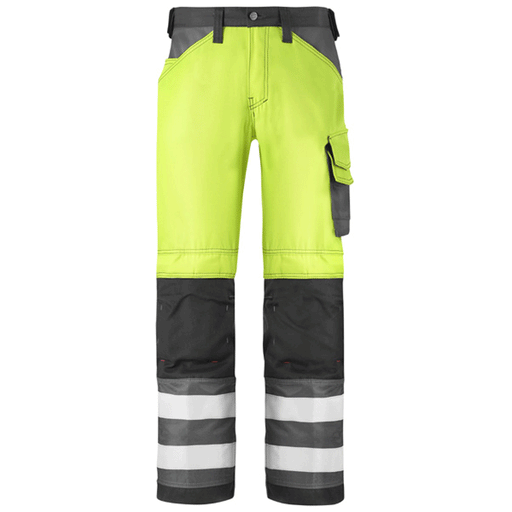 Snickers 3333 Hi-Vis Trousers, Class 2 Various Colours - HI-VIS TROUSERS