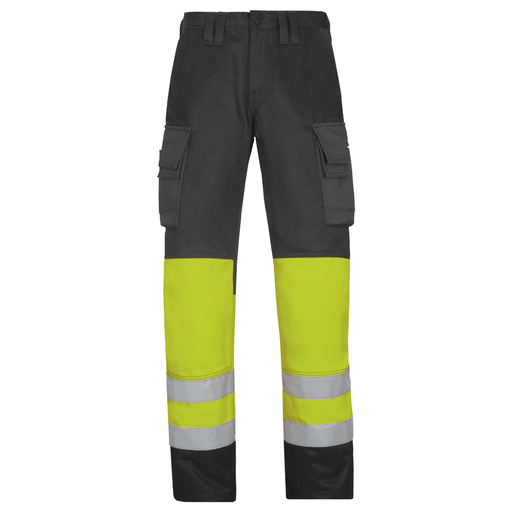 Snickers 3833 Hi-Vis Trousers, Class 1 Various Colours - HI-VIS TROUSERS