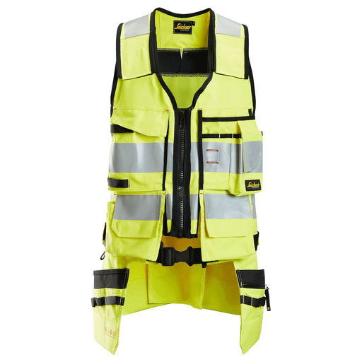Snickers 4260 Protecwork, Flame Retardant Hi-Vis Tool Vest, Class 1 - FLAME RETARDANT JACKETS