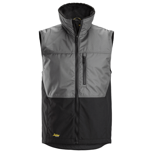 Snickers 4548 AllroundWork, Winter Work Vest, Grey/Black 2XL - Apparel & Accessories > Clothing > Outerwear > Vests SALE JACKETS