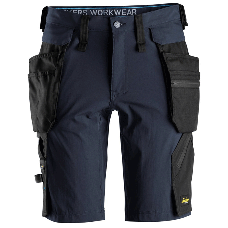 Snickers 6108 LiteWork, Detachable Holster Pockets Work Shorts Various Colours - SHORTS