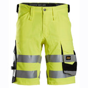 Snickers 6136 Hi-Vis Class 1 Stretch Work Shorts - HI-VIS SHORTS