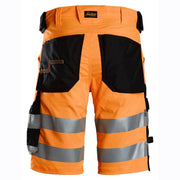 Snickers 6136 Hi-Vis Class 1 Stretch Work Shorts - HI-VIS SHORTS