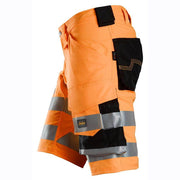 Snickers 6136 Hi-Vis Class 1 Stretch Work Shorts - HI-VIS SHORTS