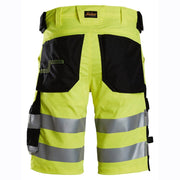 Snickers 6136 Hi-Vis Class 1 Stretch Work Shorts - HI-VIS SHORTS