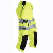 Snickers 6138 High-Vis Class 1/2 Stretch Holster Pocket Pirate Trousers - HI-VIS TROUSERS