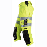 Snickers 6138 High-Vis Class 1/2 Stretch Holster Pocket Pirate Trousers - HI-VIS TROUSERS