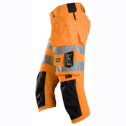 Snickers 6138 High-Vis Class 1/2 Stretch Holster Pocket Pirate Trousers - HI-VIS TROUSERS