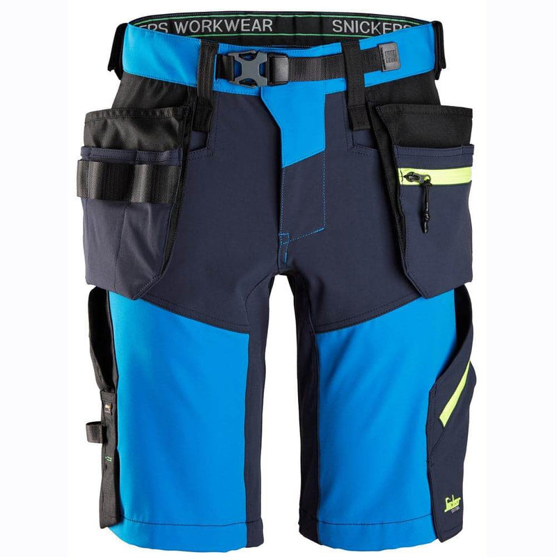 Snickers 6140 FlexiWork, Softshell Stretch Shorts+ Holster Pockets - SHORTS
