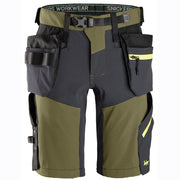 Snickers 6140 FlexiWork, Softshell Stretch Shorts+ Holster Pockets - SHORTS