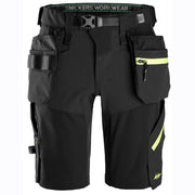 Snickers 6140 FlexiWork, Softshell Stretch Shorts+ Holster Pockets - SHORTS