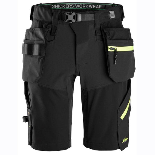 Snickers 6140 FlexiWork, Softshell Stretch Shorts+ Holster Pockets - SHORTS