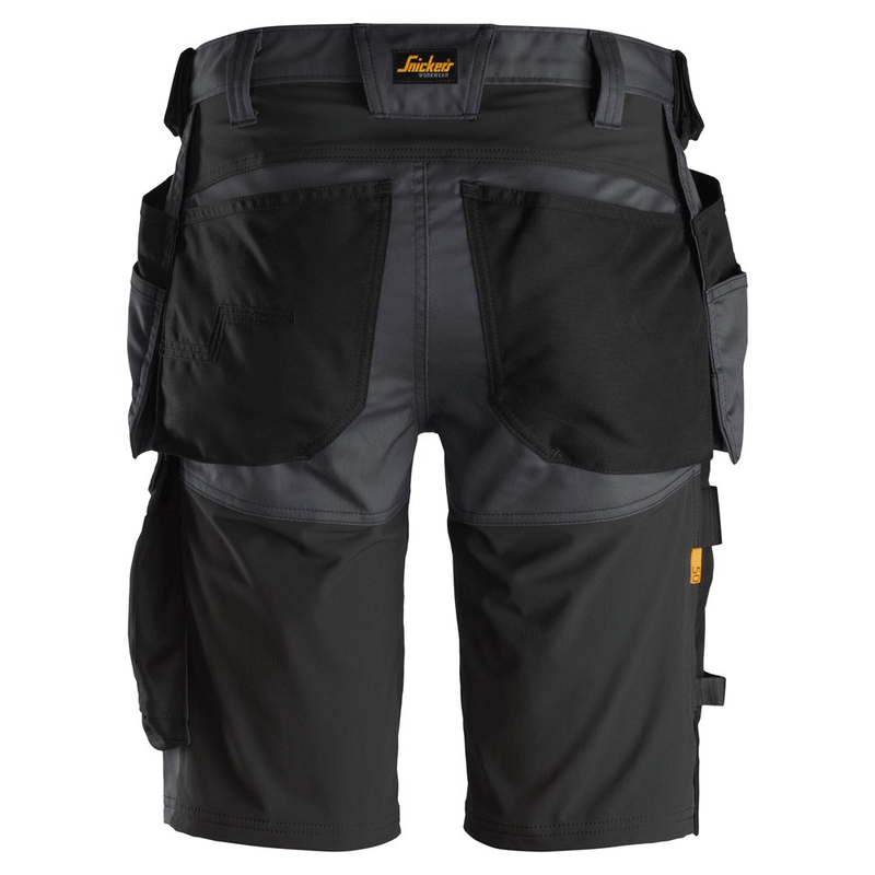Snickers 6141 AllroundWork Stretch Shorts Holster Pockets - Apparel & Accessories > Clothing > Uniforms > Contractor Pants & Coveralls SHORTS