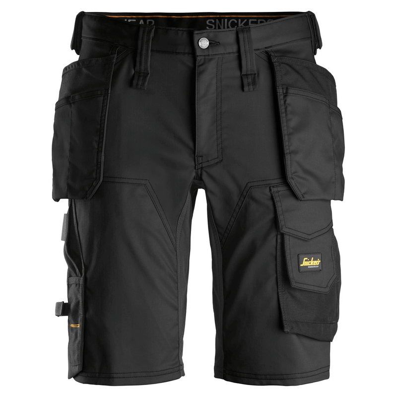 Snickers 6141 AllroundWork Stretch Shorts Holster Pockets - Apparel & Accessories > Clothing > Uniforms > Contractor Pants & Coveralls SHORTS