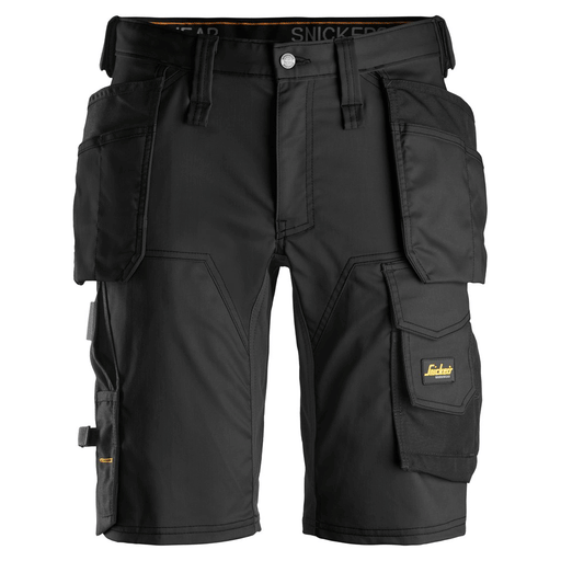 Snickers 6141 AllroundWork Stretch Shorts Holster Pockets - Apparel & Accessories > Clothing > Uniforms > Contractor Pants & Coveralls SHORTS