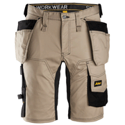 Snickers 6141 AllroundWork Stretch Shorts Holster Pockets - Apparel & Accessories > Clothing > Uniforms > Contractor Pants & Coveralls SHORTS
