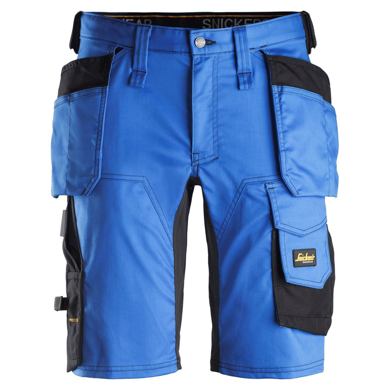 Snickers 6141 AllroundWork Stretch Shorts Holster Pockets - Apparel & Accessories > Clothing > Uniforms > Contractor Pants & Coveralls SHORTS