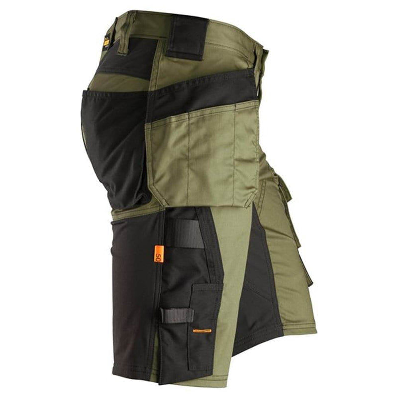 Snickers 6141 AllroundWork Stretch Shorts Holster Pockets - Apparel & Accessories > Clothing > Uniforms > Contractor Pants & Coveralls SHORTS
