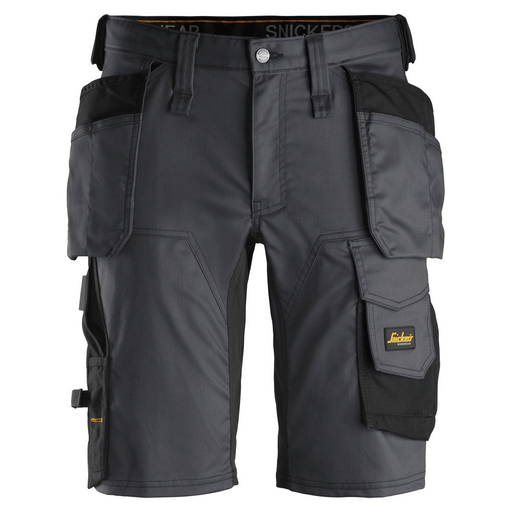 Snickers 6141 AllroundWork Stretch Shorts Holster Pockets - Apparel & Accessories > Clothing > Uniforms > Contractor Pants & Coveralls SHORTS