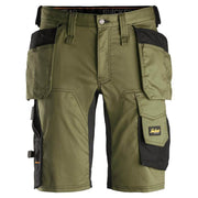 Snickers 6141 AllroundWork Stretch Shorts Holster Pockets - Apparel & Accessories > Clothing > Uniforms > Contractor Pants & Coveralls SHORTS