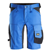 Snickers 6143 AllroundWork Stretch Shorts True Blue / Black / (48) - Waist Size 33" - Apparel & Accessories > Clothing > Uniforms > Contractor Pants & Coveralls SHORTS