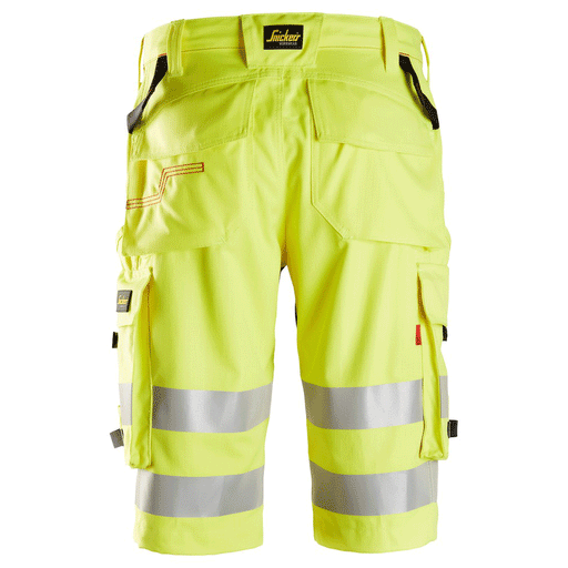Snickers 6160 ProtecWork, Flame Retardant Hi-Vis Shorts, Class 1 - FLAME RETARDANT SHORTS