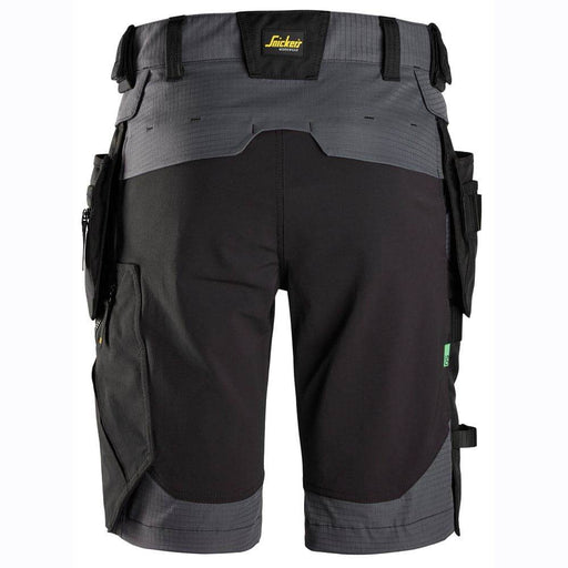 Snickers 6172 FlexiWork, Shorts Detachable Holster Pockets Steel Grey Waist Size 31" - Apparel & Accessories > Clothing > Shorts > Cargo Shorts SALE SHORTS