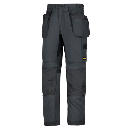 Snickers 6201 AllroundWork, Work Trousers Holster Pockets Steel Grey - KNEE PAD TROUSERS