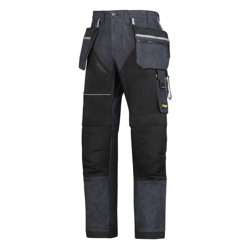 Snickers 6204 RuffWork Denim, Work Trousers+ Holster Pockets - JEANS & DENIM TROUSERS