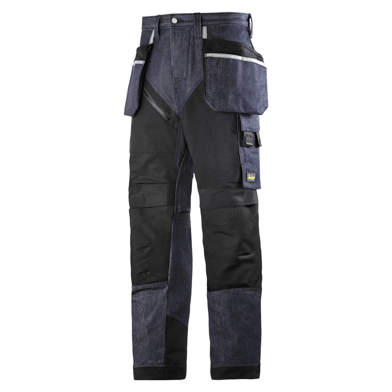 Snickers 6205 RuffWork Denim, Work Trousers Holster Pockets - JEANS & DENIM TROUSERS