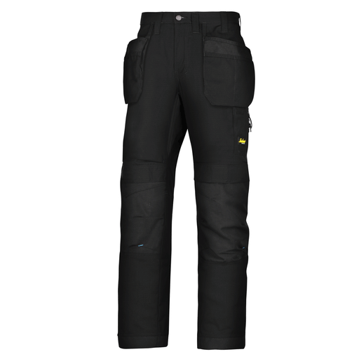 Snickers 6207 LiteWork, 37.5® Work Trousers Holster Pockets Black - KNEE PAD TROUSERS