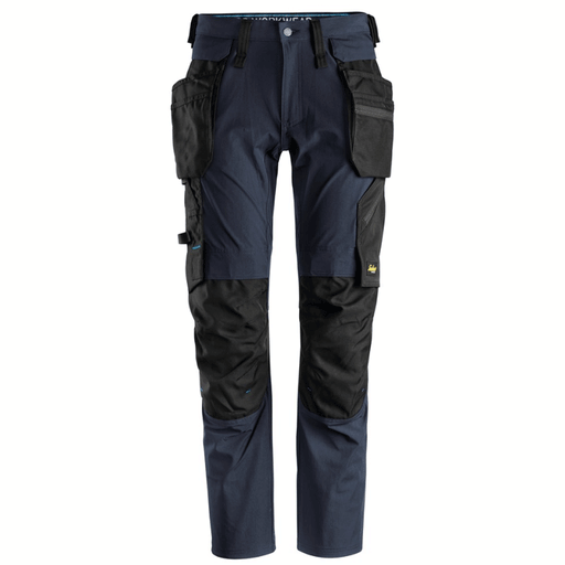 Snickers 6208 LiteWork, Detachable Holster Pocket Kneepad Work Trousers Navy Blue - KNEE PAD TROUSERS