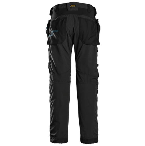 Snickers 6210 LiteWork, 37.5® Holster Pocket Work Trousers Black / 50 (35" Waist, 32" Leg) - SALE TROUSERS