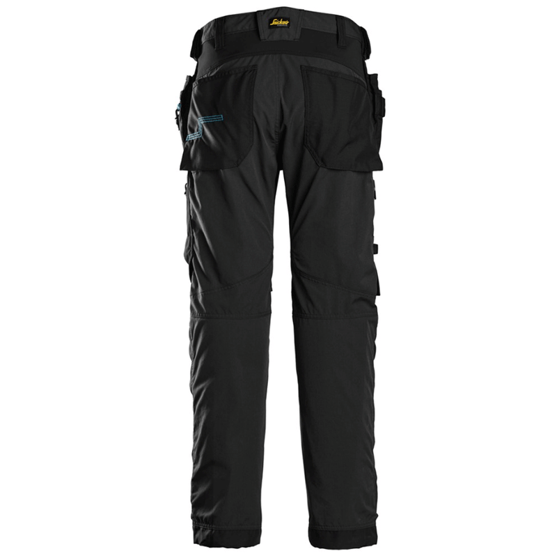 Snickers 6210 LiteWork, 37.5® Holster Pocket Work Trousers Black 35" Waist, 32" Leg - Snickers Size 50 - Apparel & Accessories > Clothing > Pants > Cargo Pants SALE TROUSERS