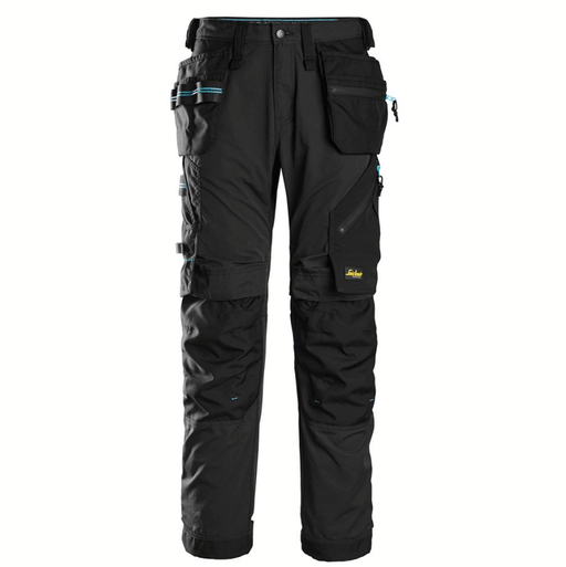 Snickers 6210 LiteWork, 37.5® Holster Pocket Work Trousers Black - KNEE PAD TROUSERS