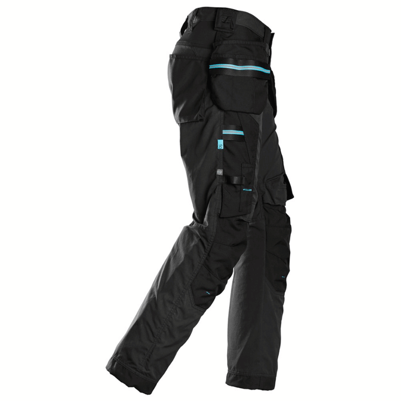Snickers 6210 LiteWork, 37.5® Holster Pocket Work Trousers Black - KNEE PAD TROUSERS