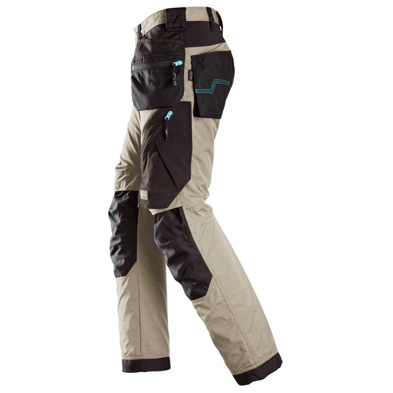 Snickers 6210 LiteWork, 37.5® Holster Pocket Work Trousers Khaki - KNEE PAD TROUSERS