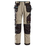 Snickers 6210 LiteWork, 37.5® Holster Pocket Work Trousers Khaki - KNEE PAD TROUSERS
