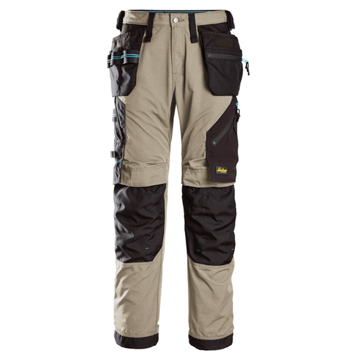Snickers 6210 LiteWork, 37.5® Holster Pocket Work Trousers Khaki - KNEE PAD TROUSERS