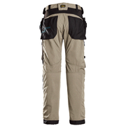 Snickers 6210 LiteWork, 37.5® Holster Pocket Work Trousers Khaki - KNEE PAD TROUSERS