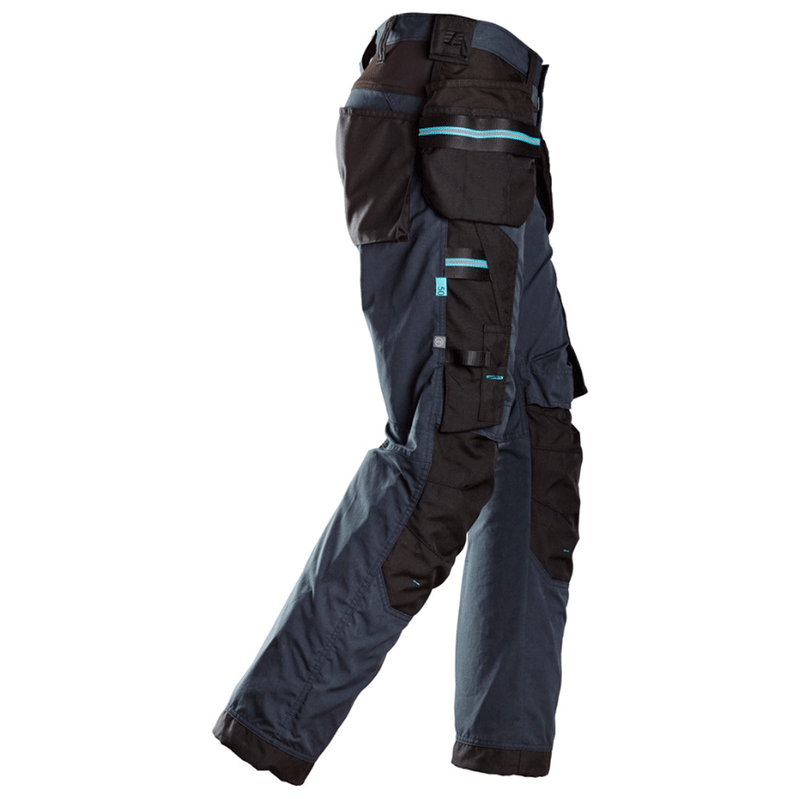 Snickers 6210 LiteWork, 37.5® Holster Pocket Work Trousers Navy Blue / Black / 96 (33" Waist, 30" Leg) - SALE TROUSERS