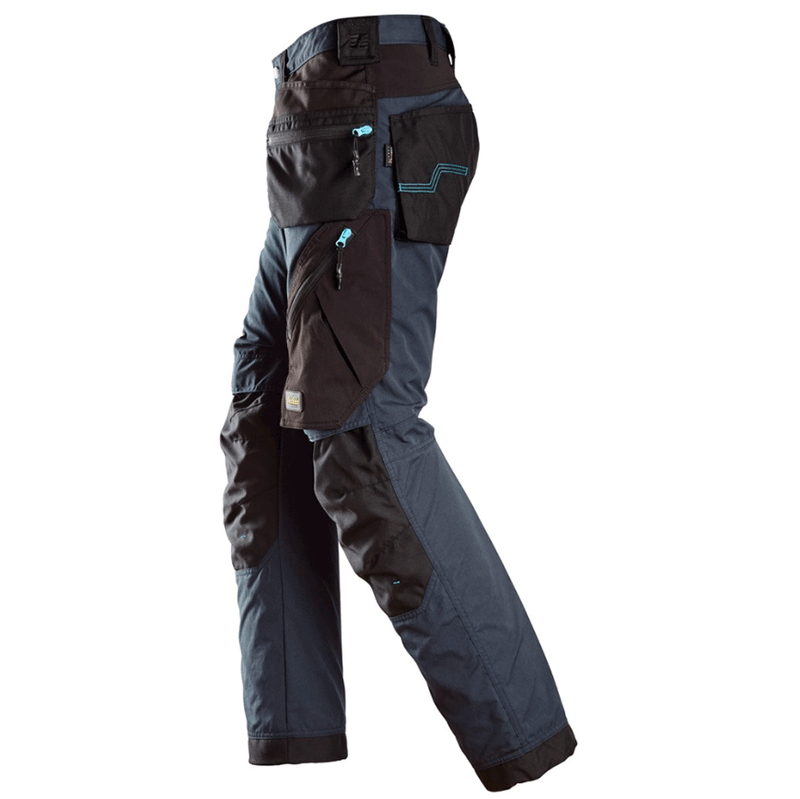 Snickers 6210 LiteWork, 37.5® Holster Pocket Work Trousers Navy Blue - KNEE PAD TROUSERS