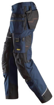 Snickers 6214 RuffWork, Canvas+ Holster Pocket Work Trousers Navy Blue 212 (39" Waist, 28" Leg) - SALE TROUSERS