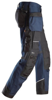 Snickers 6214 RuffWork, Canvas+ Holster Pocket Work Trousers Navy Blue 212 (39" Waist, 28" Leg) - SALE TROUSERS