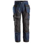 Snickers 6214 RuffWork, Canvas+ Holster Pocket Work Trousers Navy Blue 212 (39" Waist, 28" Leg) - SALE TROUSERS